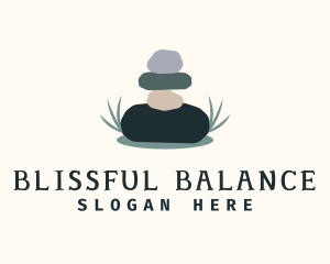 Spa Stone Balance logo design