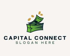 Cash Money Coins logo design