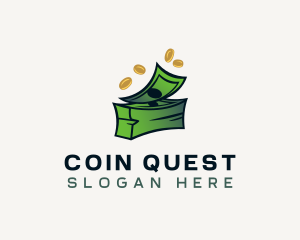 Coins - Cash Money Coins logo design