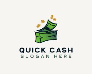 Cash Money Coins logo design