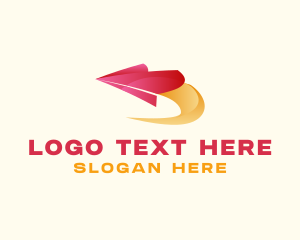 Flight - Swoosh Plane Logistics logo design