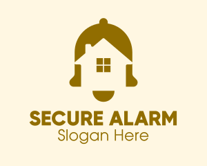 Alarm - House Alarm Bell logo design