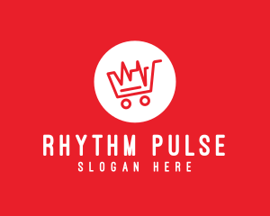Pulsation - Heartbeat Shopping Cart logo design