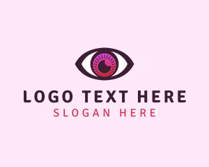 Ophthalmologist - Visual Eye Optometry logo design