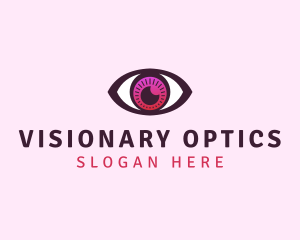 Optometry - Visual Eye Optometry logo design