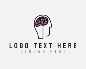 Psychology - Head Brain Mental Health logo design