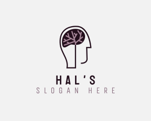 Psychiatry - Head Brain Mental Health logo design
