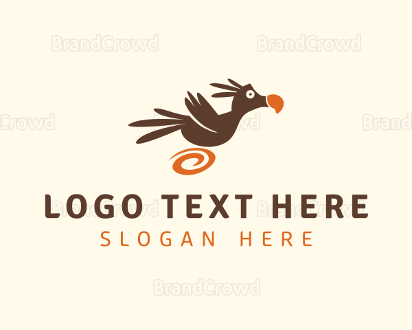 Running Dodo Bird Logo