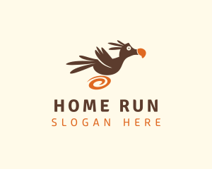 Running Dodo Bird  logo design