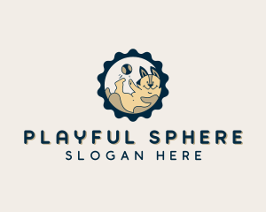 Ball - Puppy Dog Ball logo design