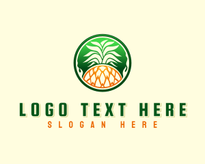 Gardening - Pineapple Fresh Farm logo design