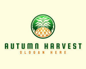 Pineapple Fresh Farm logo design