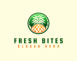 Pineapple Fresh Farm logo design