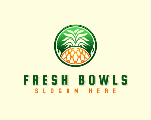 Pineapple Fresh Farm logo design