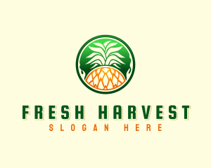 Fresh - Pineapple Fresh Farm logo design