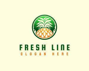 Pineapple Fresh Farm logo design