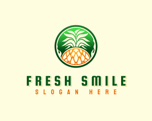 Pineapple Fresh Farm logo design