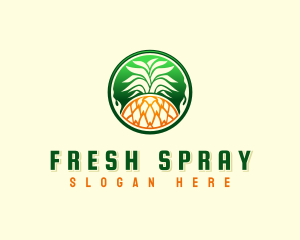 Pineapple Fresh Farm logo design