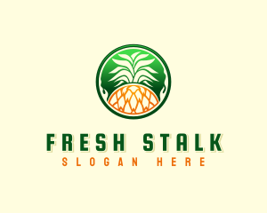 Pineapple Fresh Farm logo design