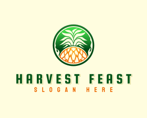 Pineapple Fresh Farm logo design