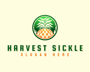 Pineapple Fresh Farm logo design