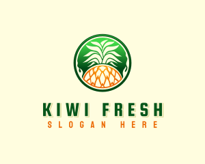 Pineapple Fresh Farm logo design