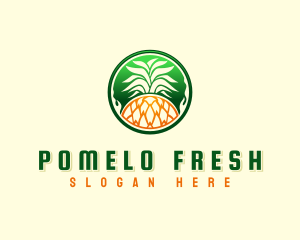 Pineapple Fresh Farm logo design