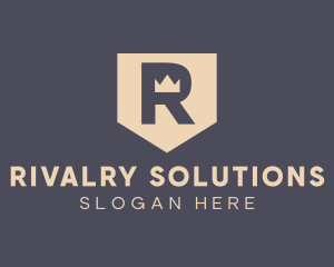 Royal Letter R  logo design