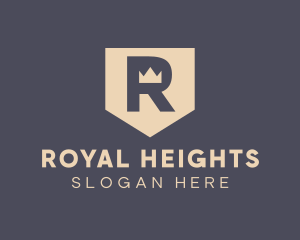 Royal Letter R  logo design