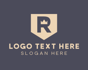 Letter R - Royal Letter R logo design