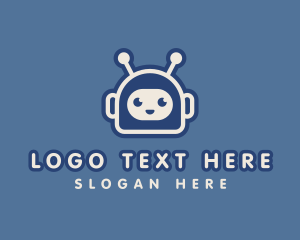 Application - Cute Robot App logo design