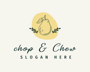 Pear - Organic Pear Fruit logo design