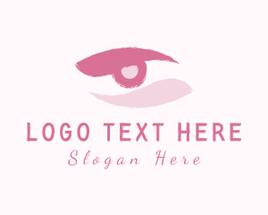 Eyebrow Threading - Eye Beauty Cosmetics logo design