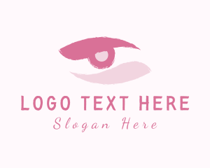 Beauty Vlogger - Eye Beauty Cosmetics logo design
