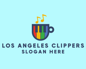 Rainbow Piano Cup Logo