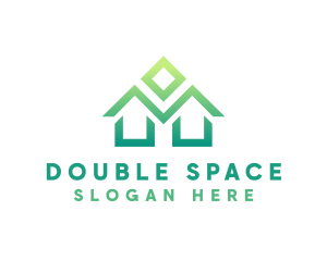 Duplex - Green House logo design