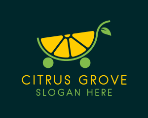 Citrus - Lemon Citrus Cart logo design