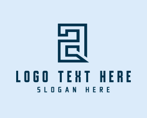 E Commerce - Modern Consulting Letter A Business logo design