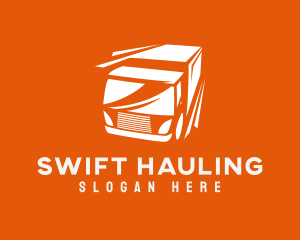 Hauling - Cargo Truck Movers logo design