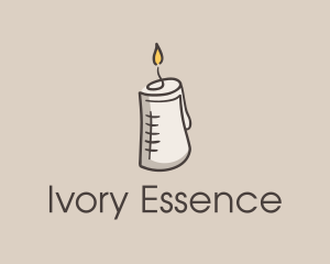 Glowing Candle Essence  logo design