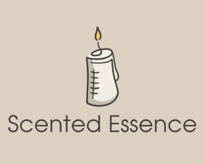 Incense - Glowing Candle Essence logo design