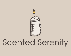 Incense - Glowing Candle Essence logo design