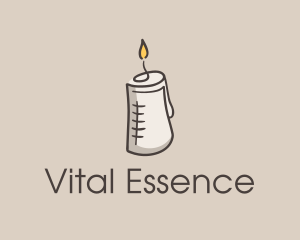 Essence - Glowing Candle Essence logo design