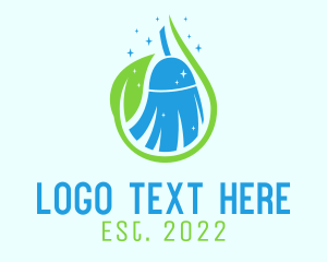 Shiny - Eco Janitorial Service logo design