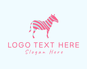 Zebra - Wild Zebra Animal logo design