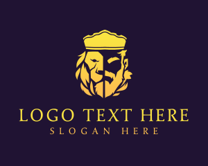 Premium - Deluxe Lion King logo design