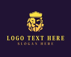 Luxe - Deluxe Lion King logo design