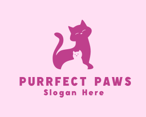 Kitten - Cat Kitten Pet logo design