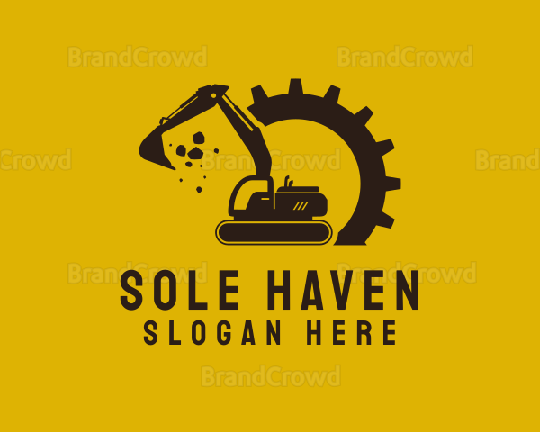 Mechanical Excavation Digger Logo