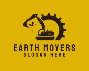 Excavation - Mechanical Excavation Digger logo design